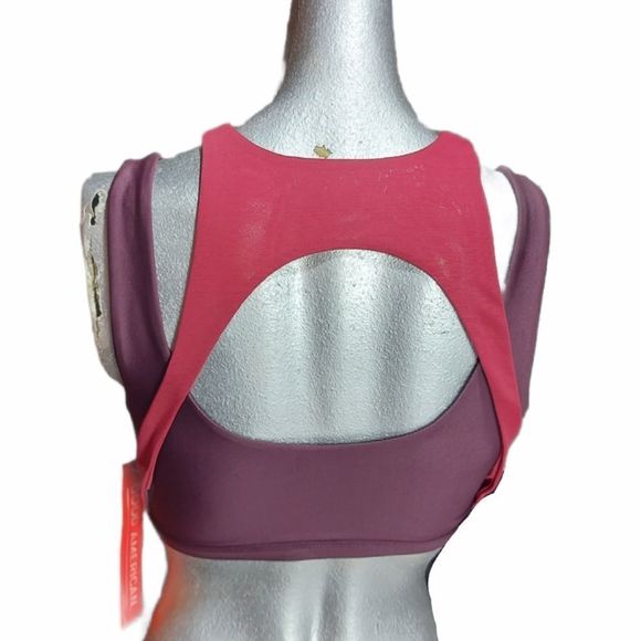 Good American NWT Burgundy Athletic SportsBra Legging Set Medium - Picture 6 of 11
